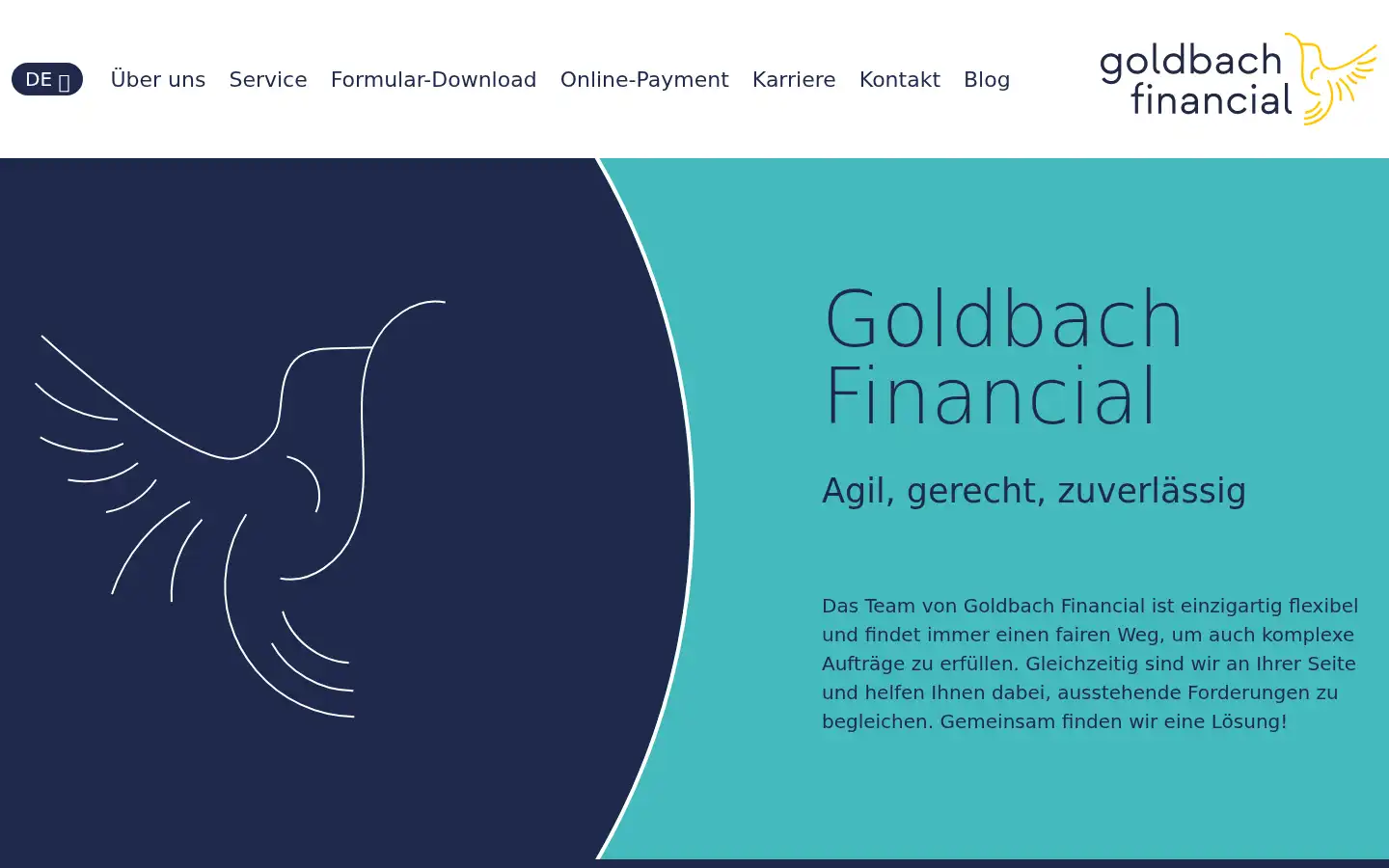 Screenshot of goldbach-financial.com