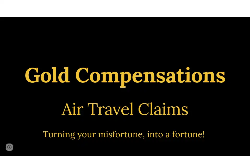 Screenshot of goldcompensations.com