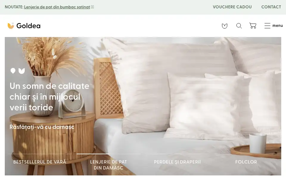 Screenshot of goldea.ro