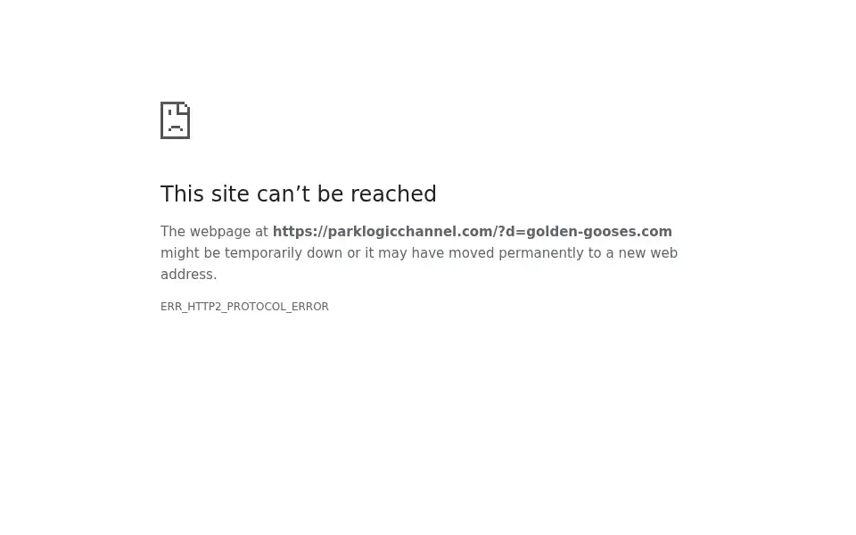 Screenshot of golden-gooses.com