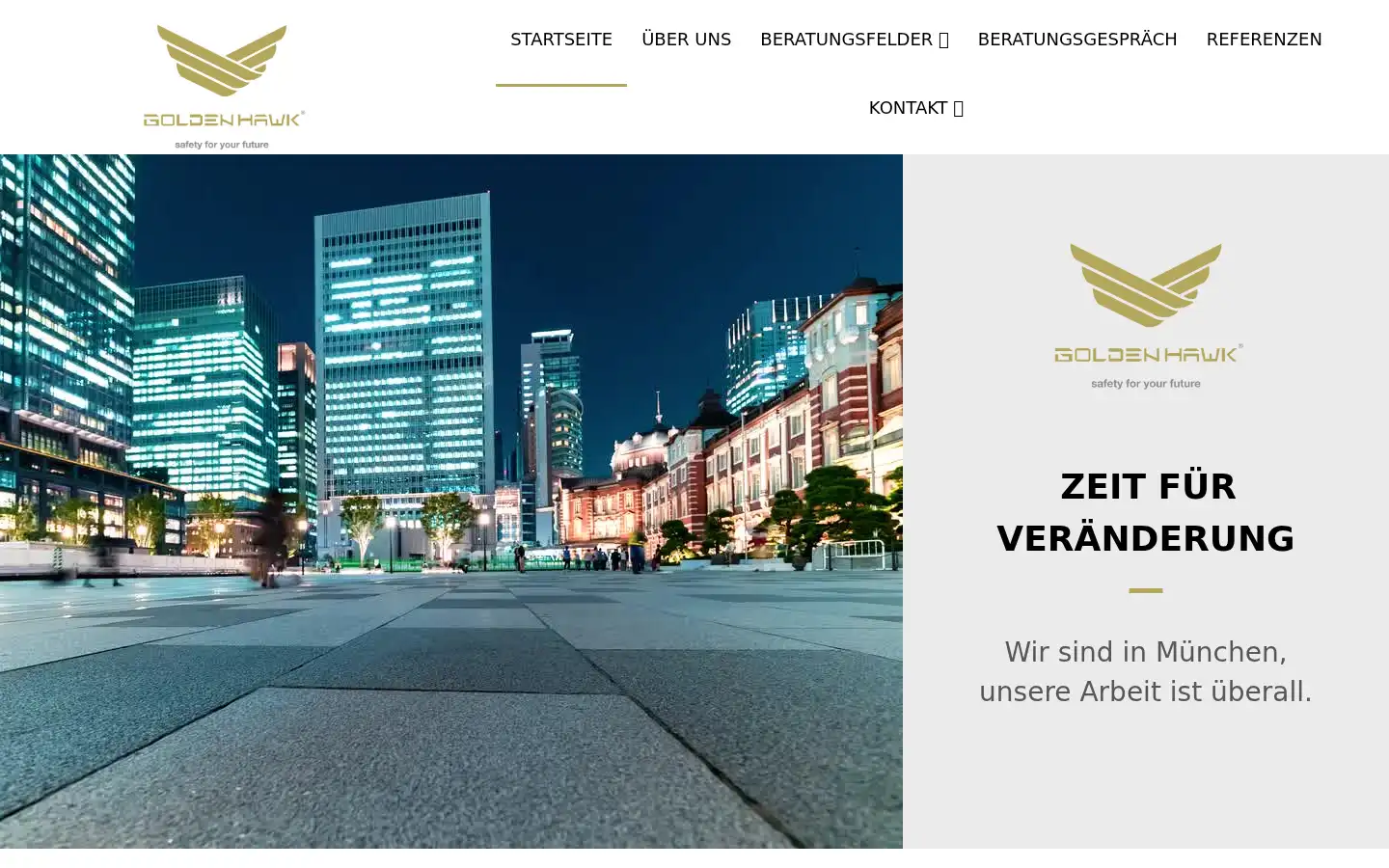 Screenshot of golden-hawk.de