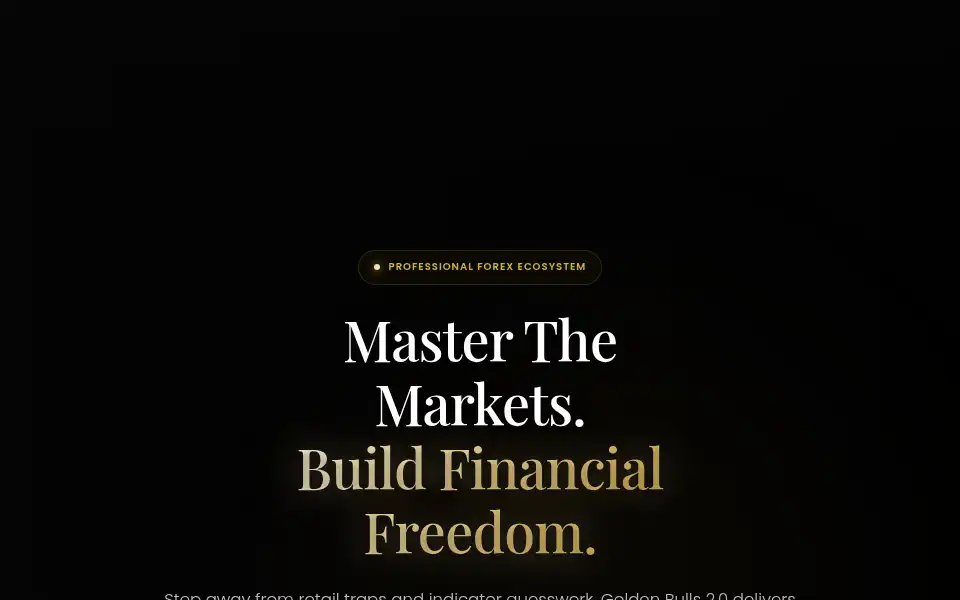 Screenshot of goldenbulls.international