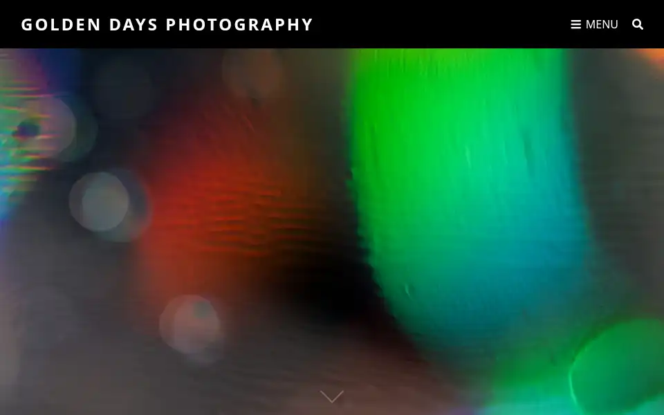 Screenshot of goldendaysphotography.com