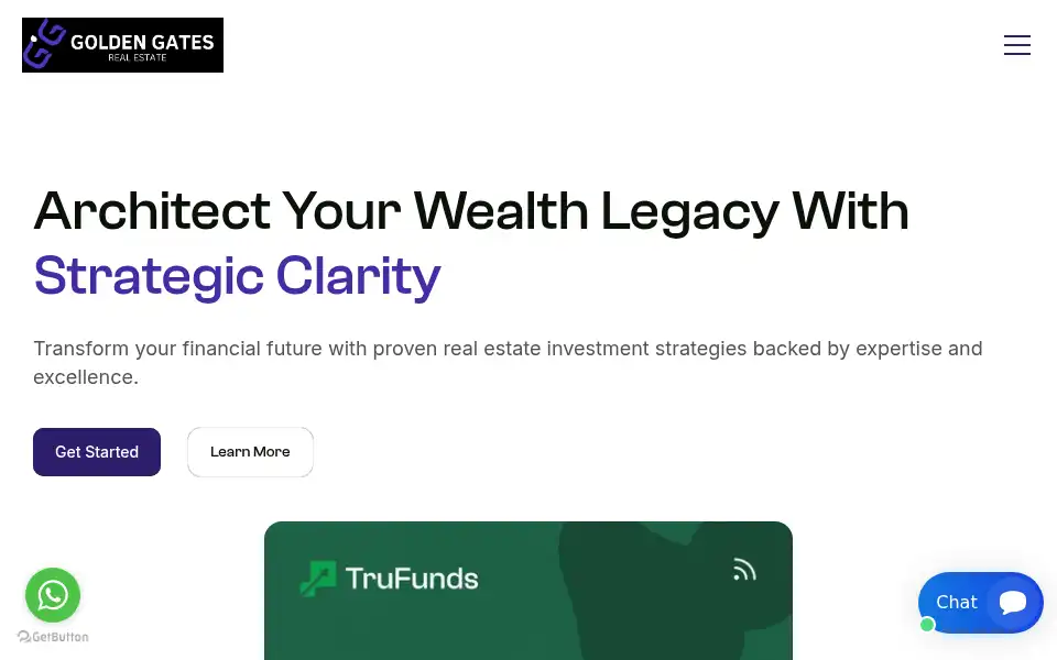 Screenshot of goldengatesrealestates.net