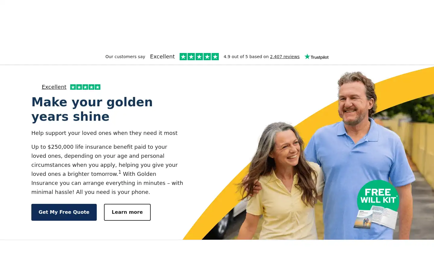 Screenshot of goldeninsurance.com.au