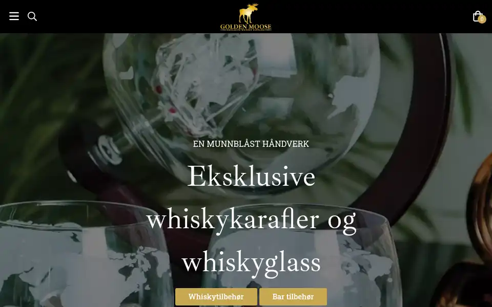 Screenshot of goldenmoose.dk