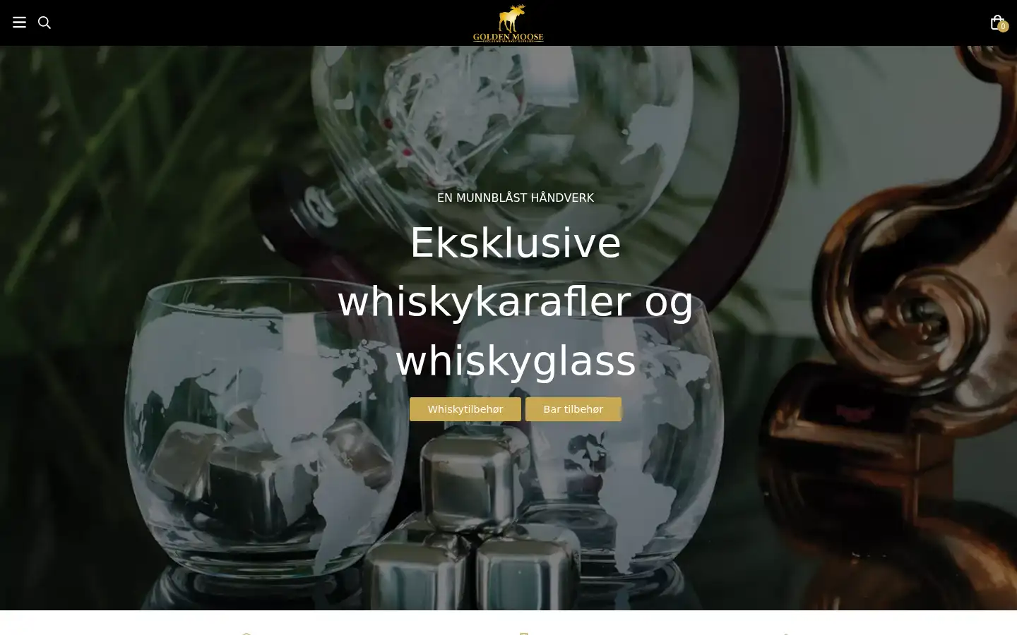 Screenshot of goldenmoose.no
