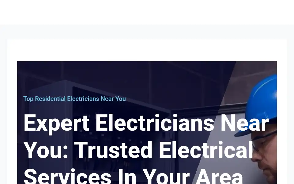 Screenshot of goldfinchelectrical.com