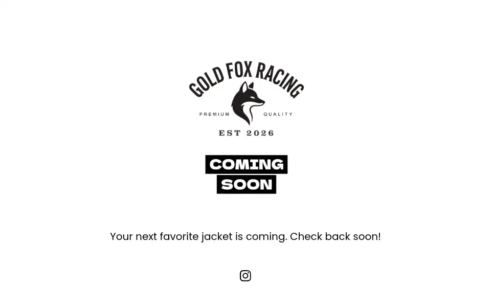 Screenshot of goldfoxracing.com