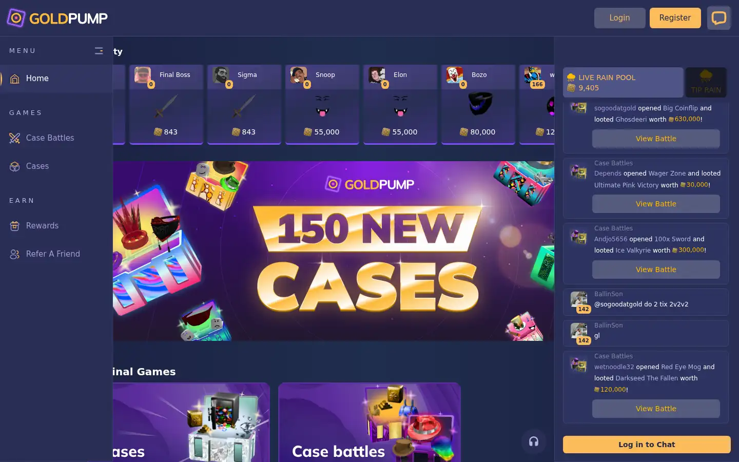Screenshot of goldpump.com