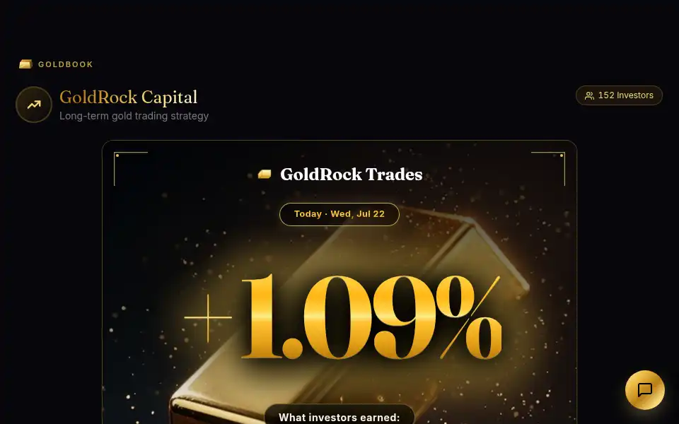 Screenshot of goldrocktrades.com