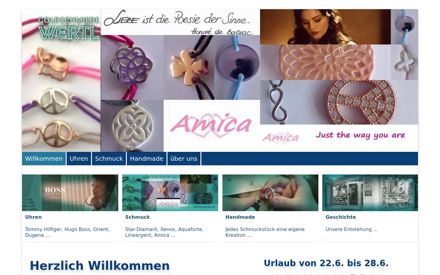 Screenshot of goldschmiedewertl.at