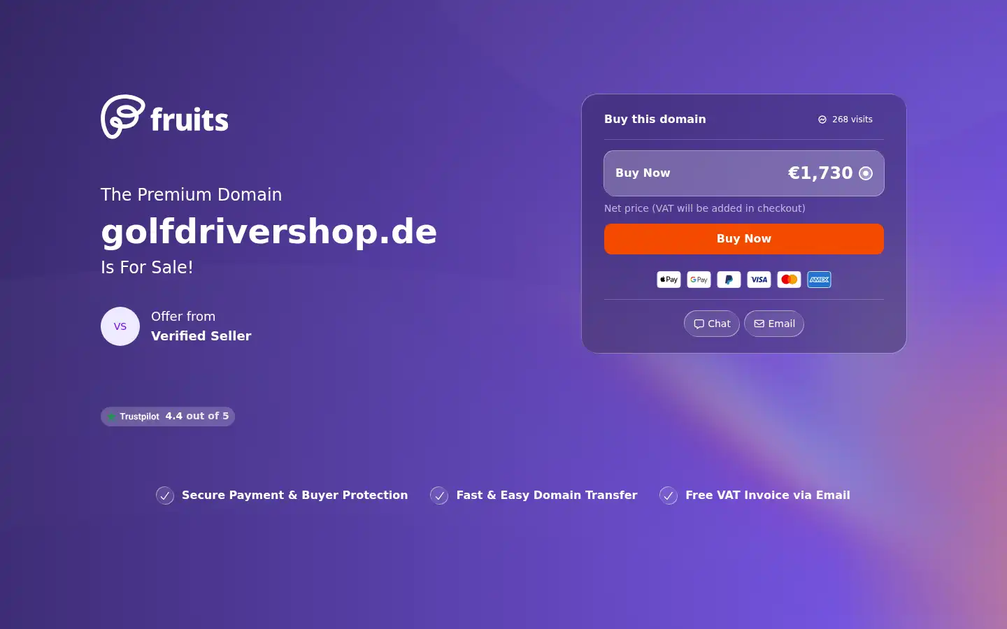Screenshot of golfdrivershop.de