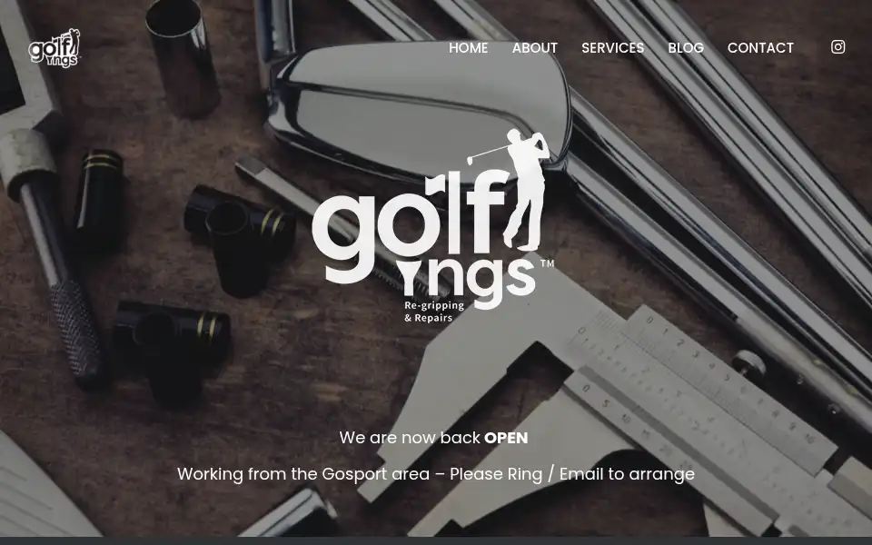 Screenshot of golfings.co.uk