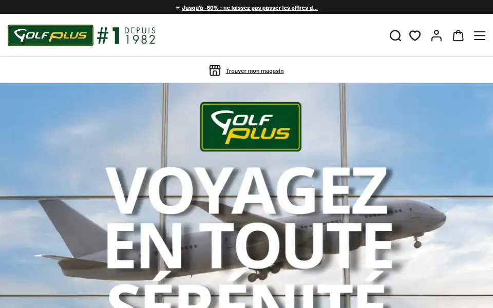 Screenshot of golfplus.fr