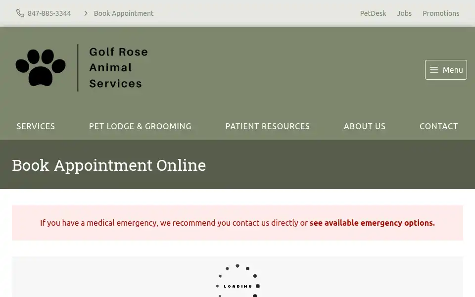 Screenshot of golfrose.com