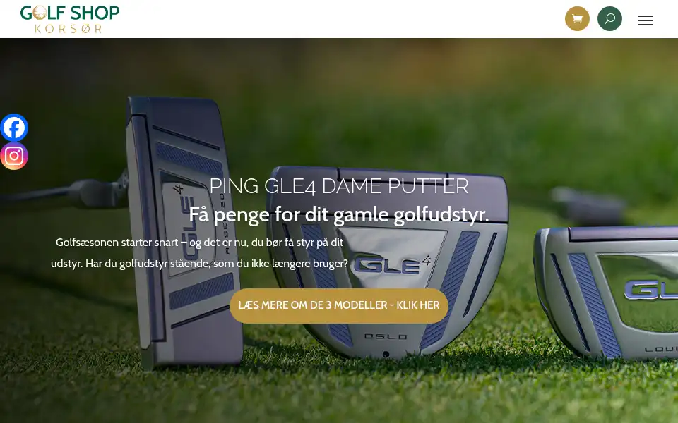 Screenshot of golfshopkorsoer.dk