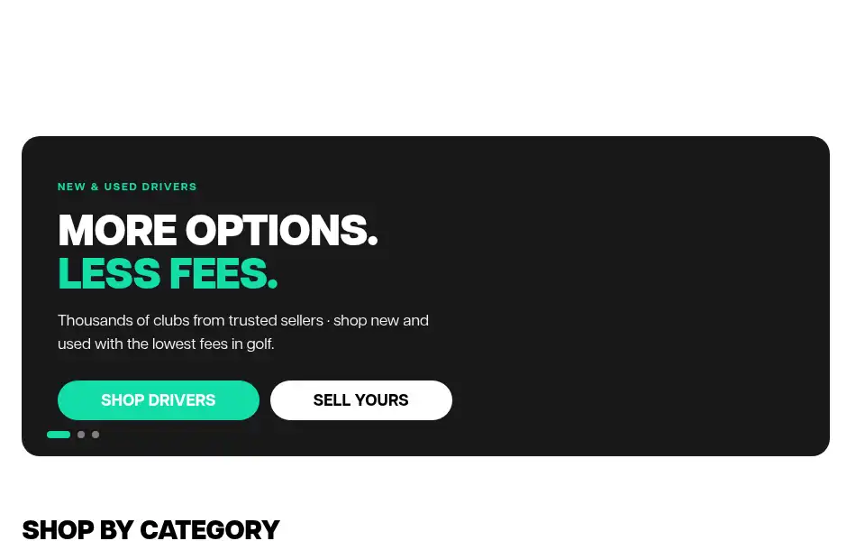 Screenshot of golfstix.com