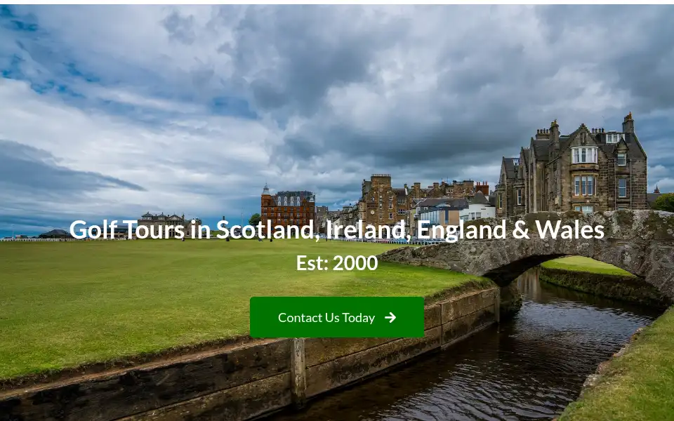 Screenshot of golfvacationsuk.com