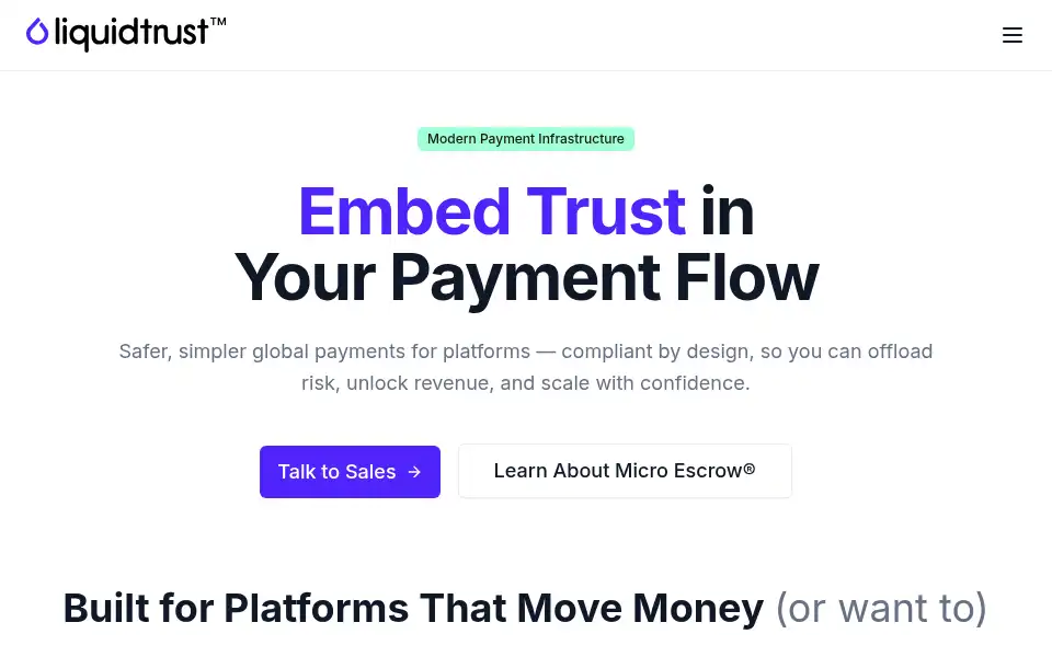 Screenshot of goliquid.io