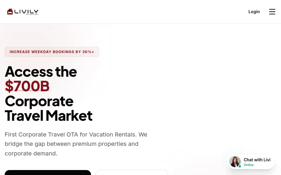 Screenshot of golivly.com