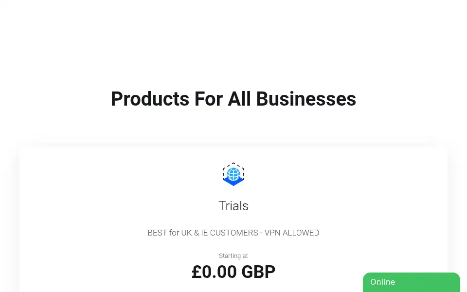 Screenshot of gomediauk.com