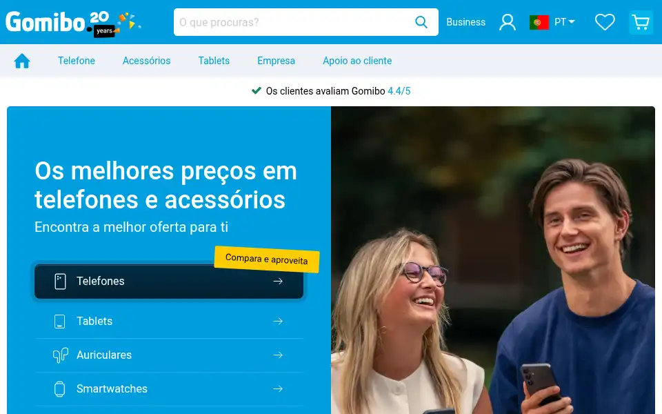 Screenshot of gomibo.pt