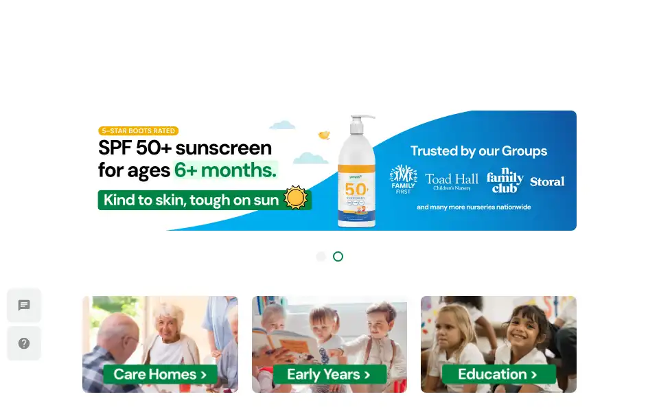Screenshot of gompels.co.uk