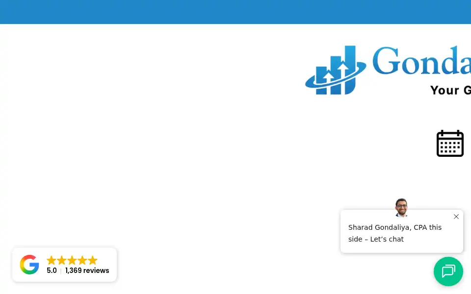 Screenshot of gondaliyacpa.ca