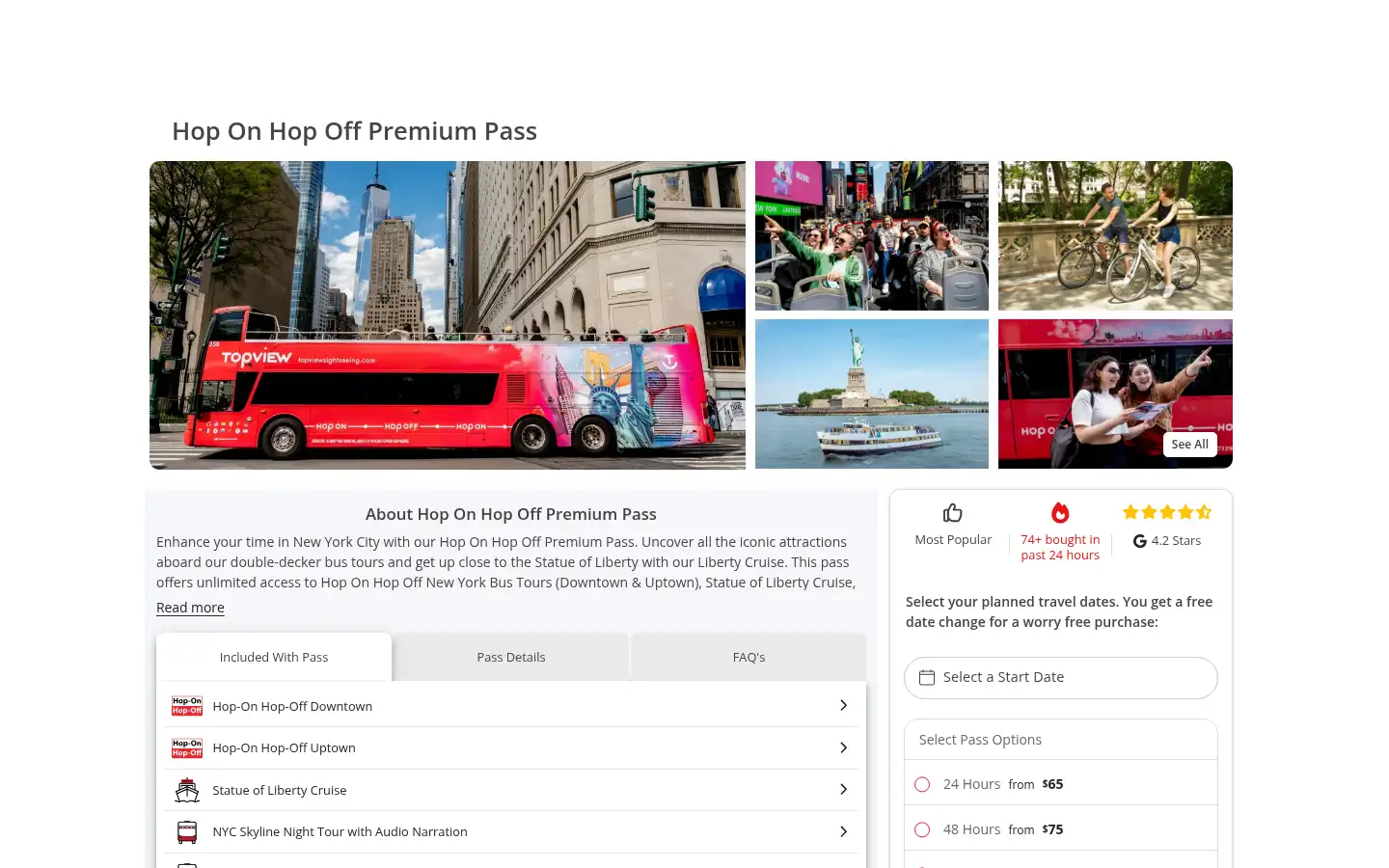 Screenshot of gonytours.com