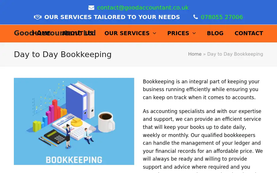 Screenshot of goodaccountant.co.uk