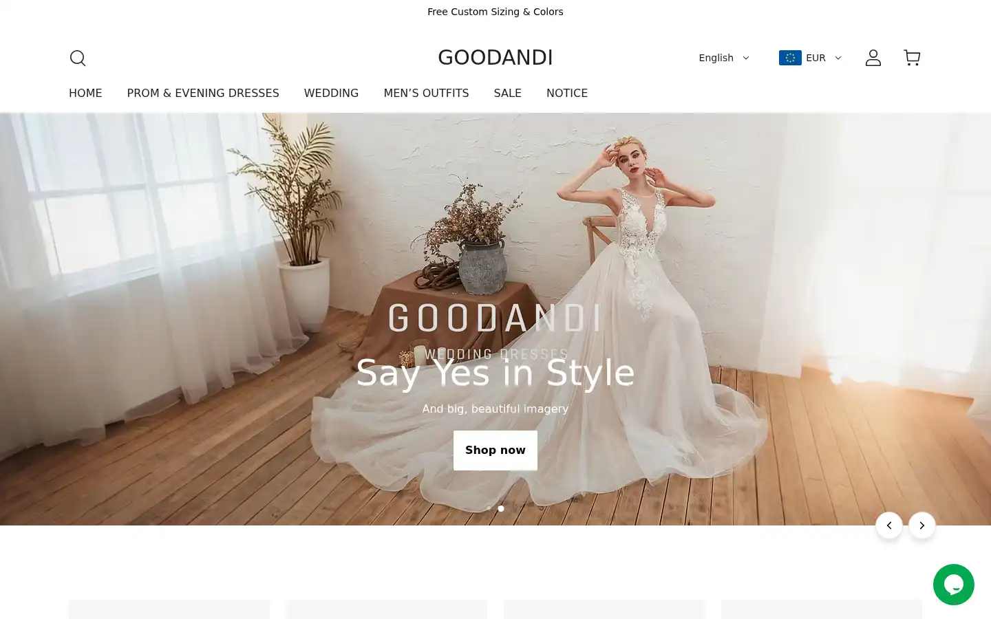 Screenshot of goodandi.com