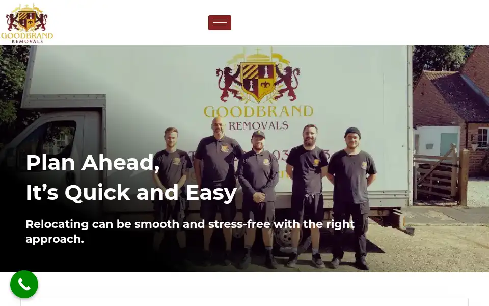 Screenshot of goodbrandremovals.co.uk