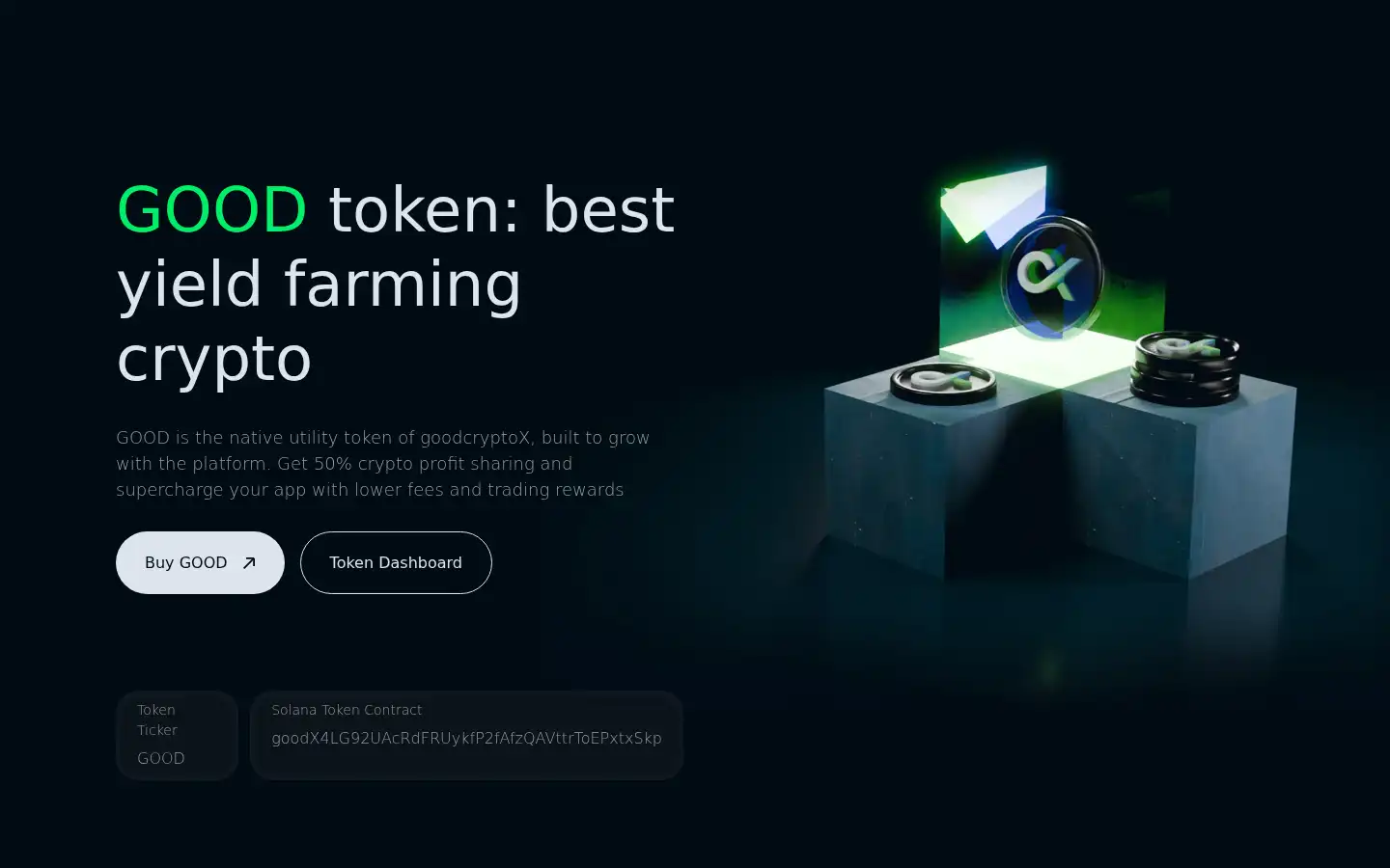 Screenshot of goodcrypto.app