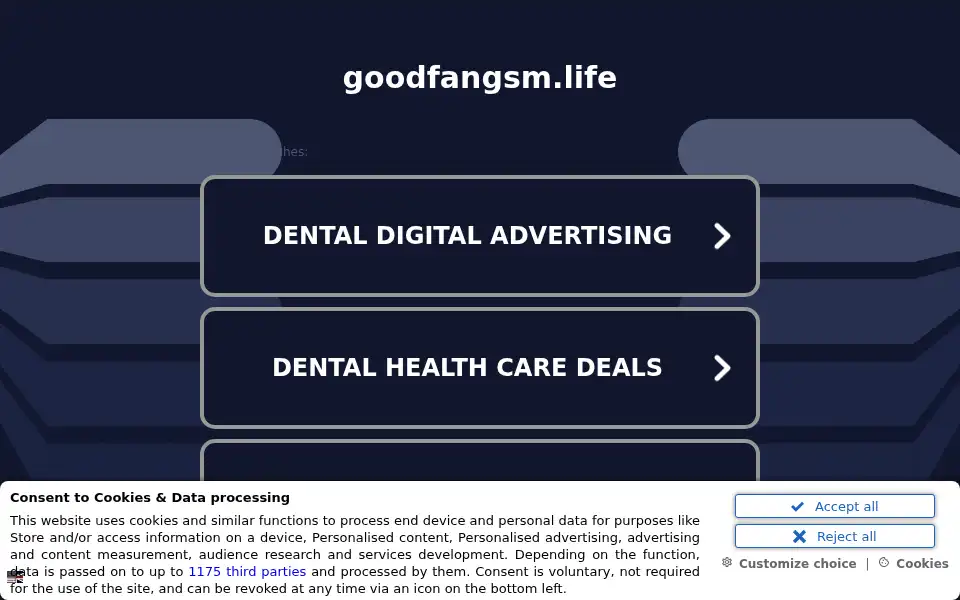 Screenshot of goodfangsm.life
