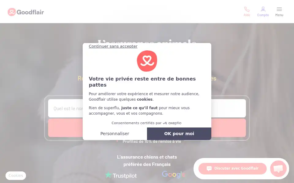 Screenshot of goodflair.com