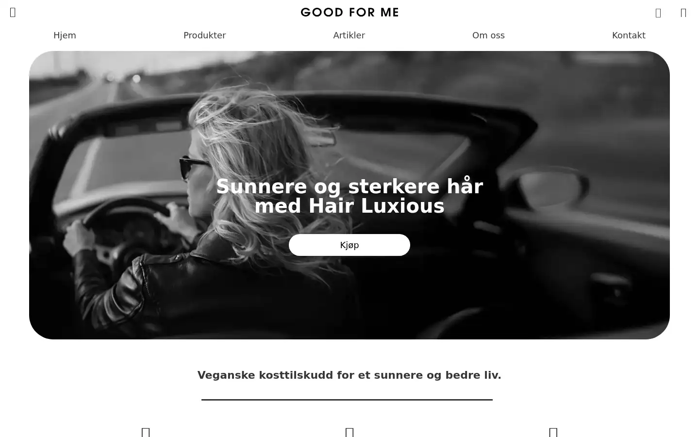 Screenshot of goodforme.no