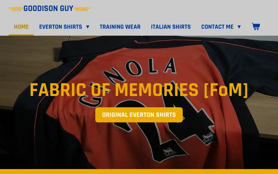 Screenshot of goodisonguy.co.uk