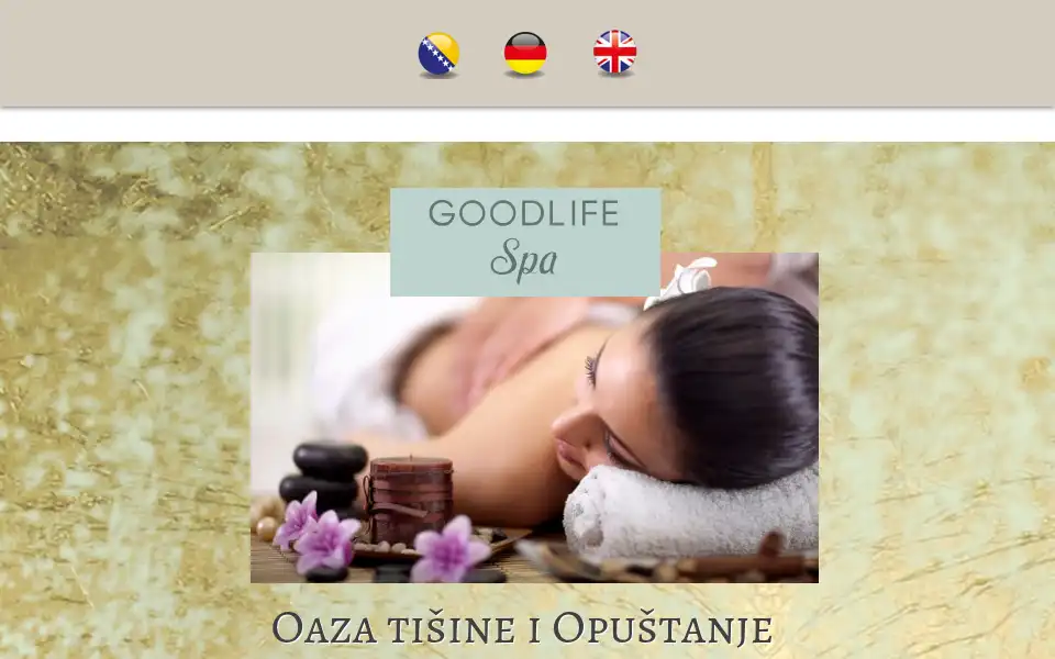 Screenshot of goodlife-spa.com