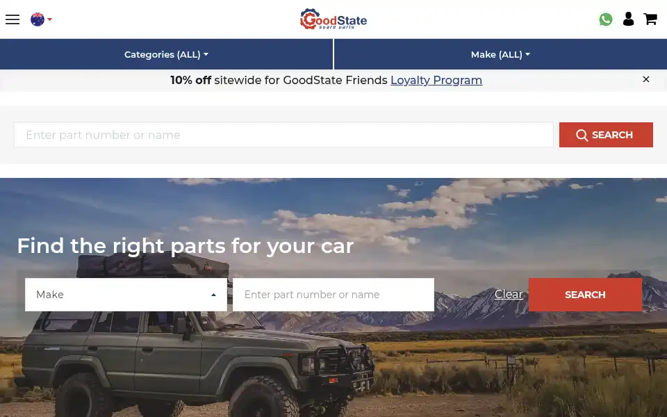 Screenshot of goodstate.com.au