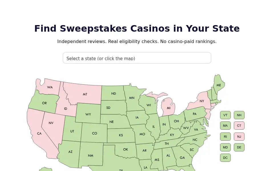 Screenshot of goodsweeps.com