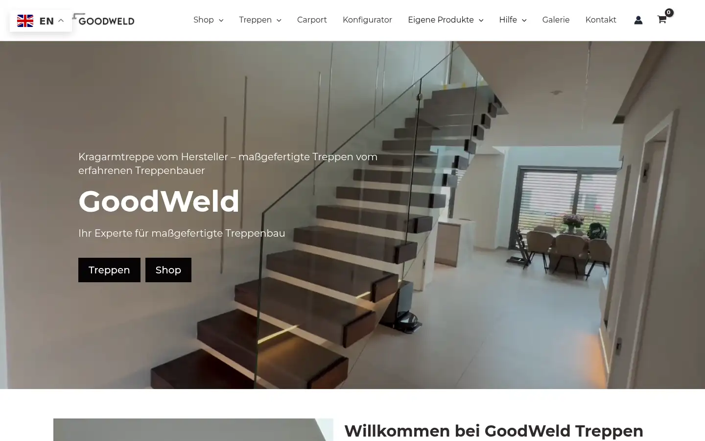 Screenshot of goodweld.de