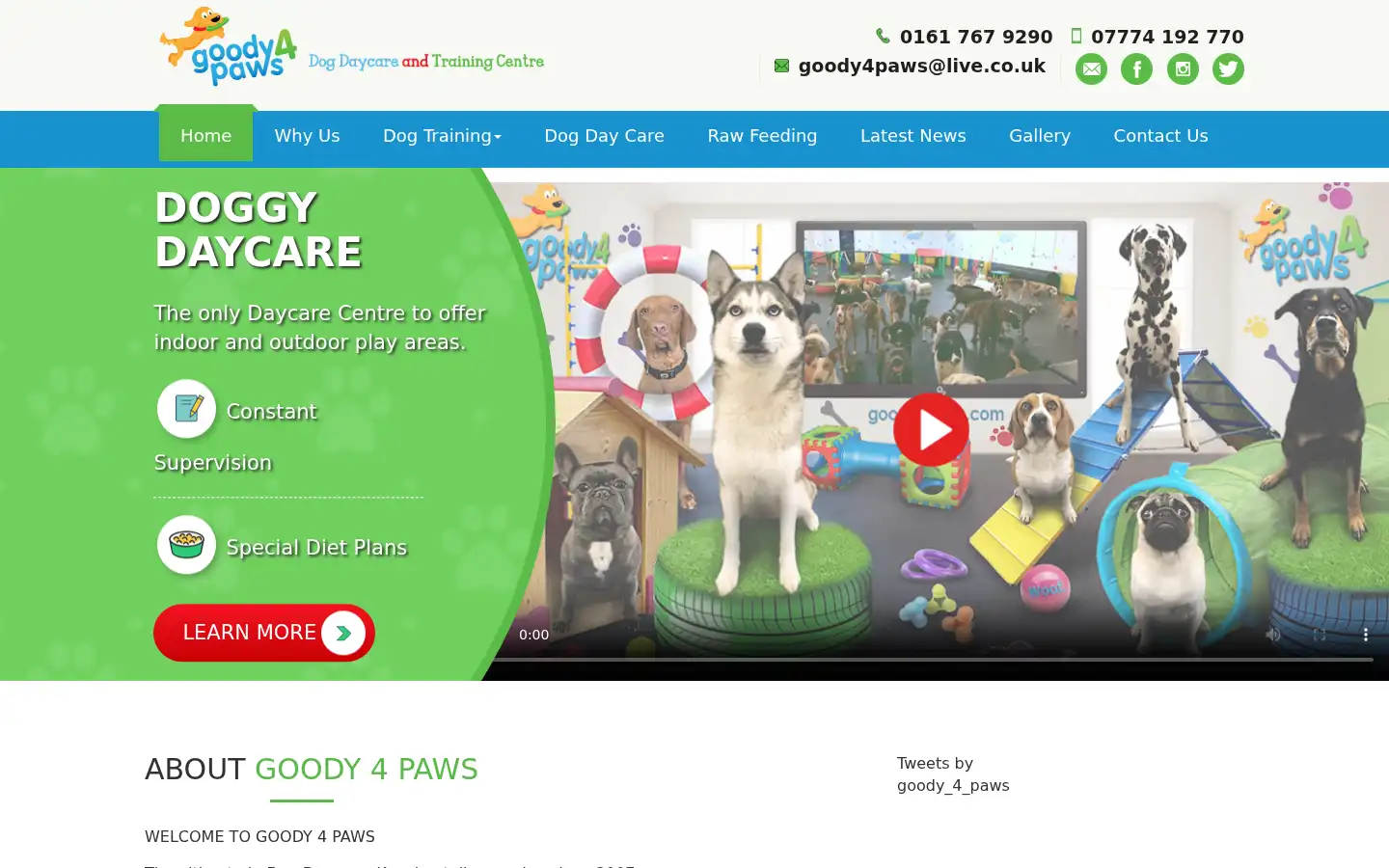 Screenshot of goody4paws.com