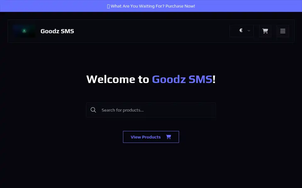 Screenshot of goodz.wtf
