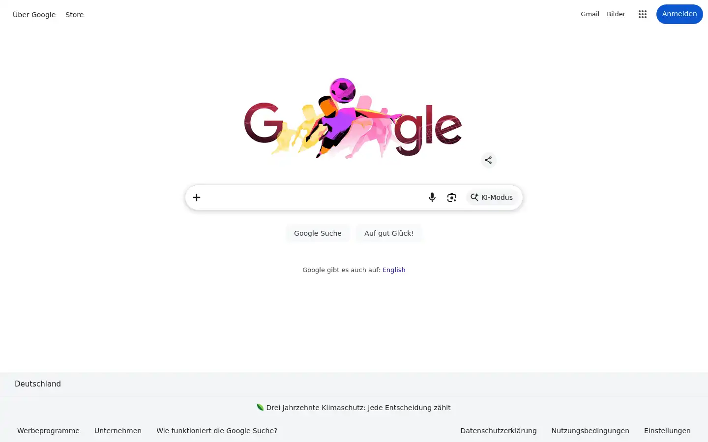 Screenshot of google.be