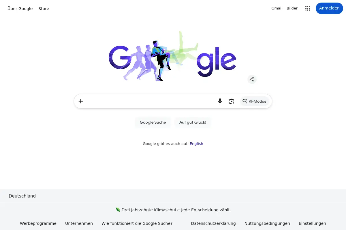 Screenshot of google.de