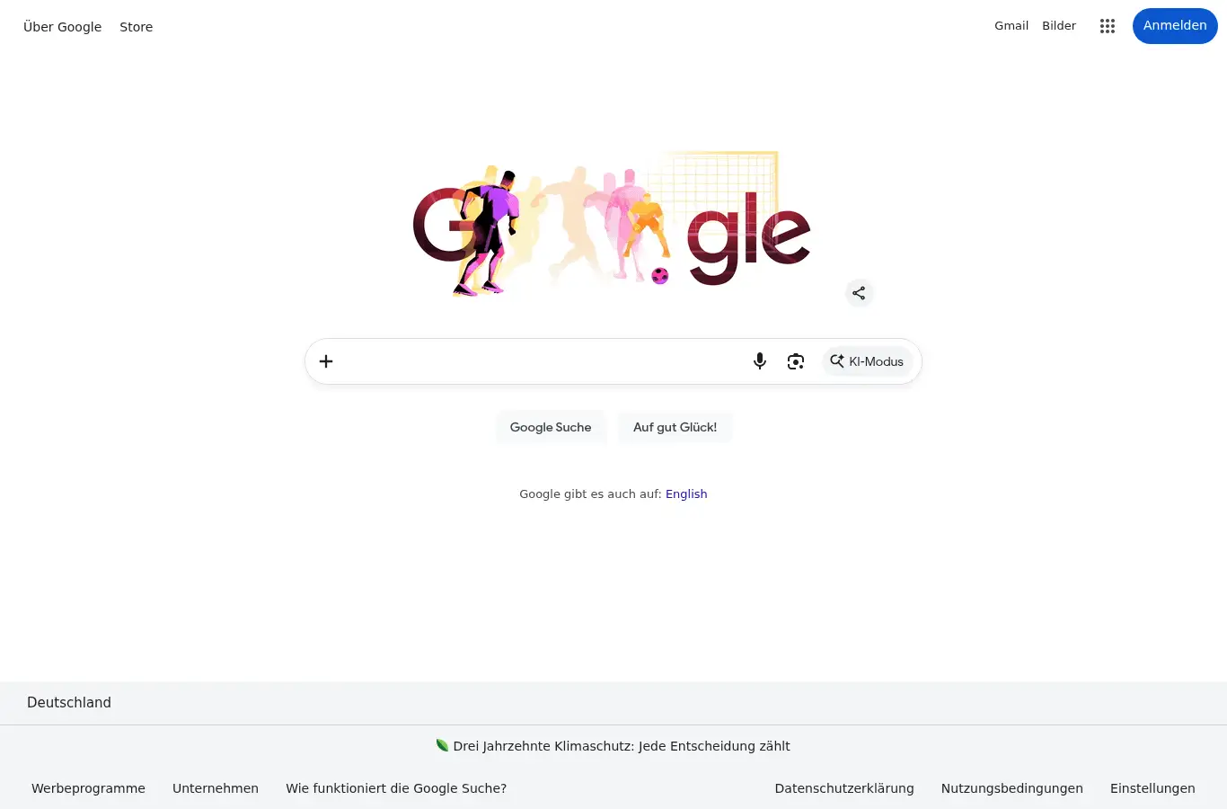 Screenshot of google.nl