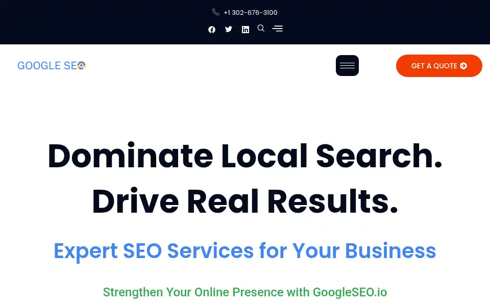 Screenshot of googleseo.io
