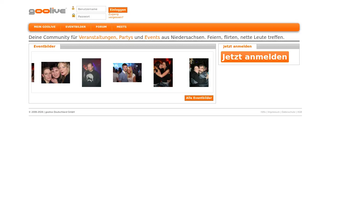 Screenshot of goolive.de