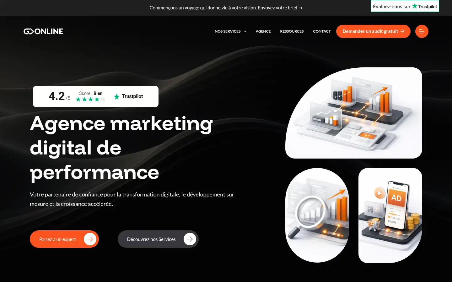 Screenshot of goonline.ma
